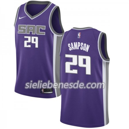 Herren NBA Sacramento Kings Trikot JaKarr Sampson 29 Nike 2017-18 Lila Swingman